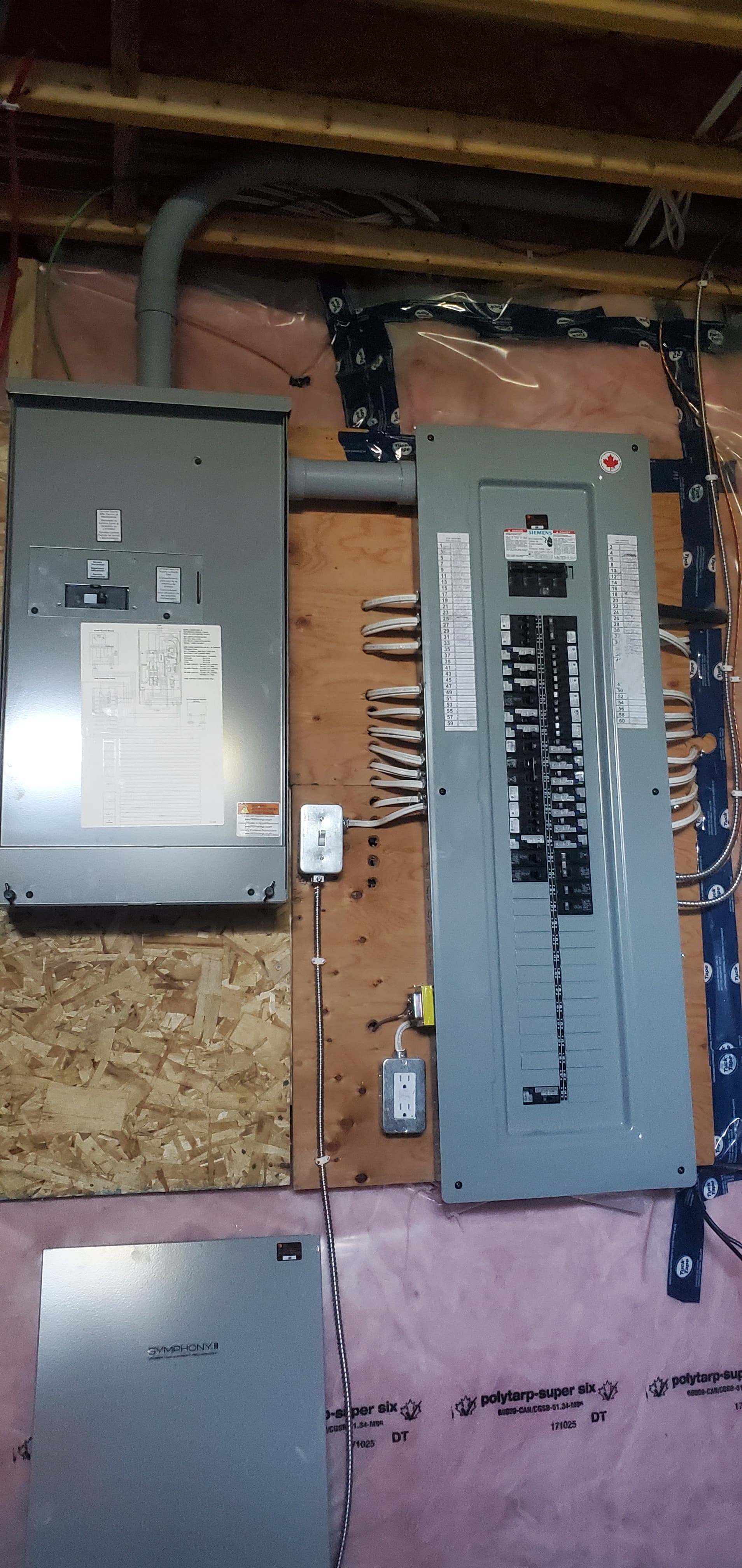New Construction Panel Setup